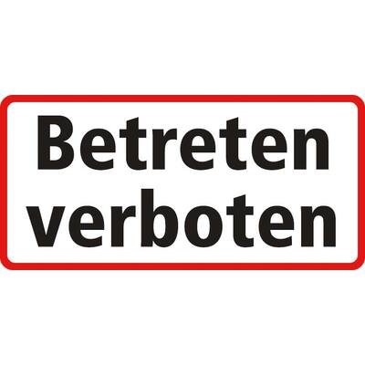 STICKER, BETRETEN VERBOTEN