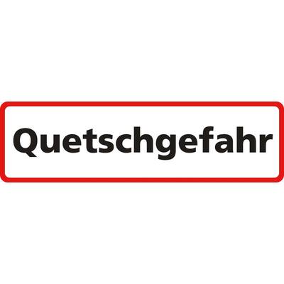 STICKER, QUETSCHGEFAHR