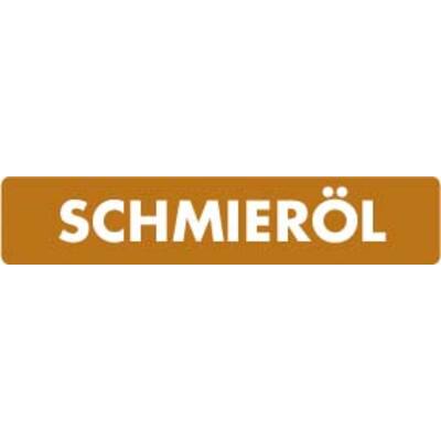 STICKER, SCHMIERÖL