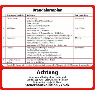 STICKER, BRANDSCHUTZPLAN