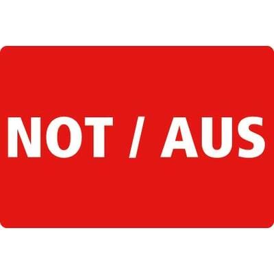 STICKER, NOT/AUS