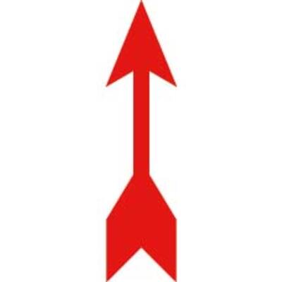 STICKER, DRAAIRICHTING