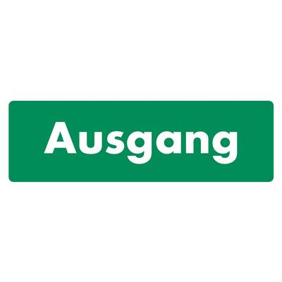 STICKER, AUSGANG