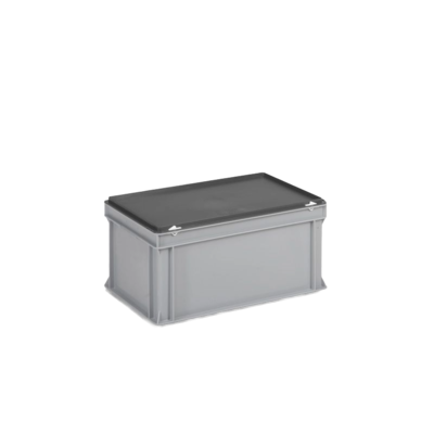 PRO OPBERGKIST + DEKSEL COMPLEET 53L GRIJS 60X40X29,5CM