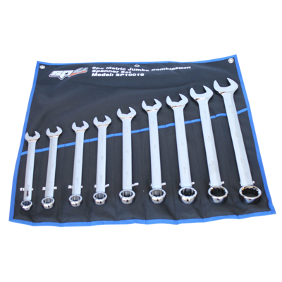 RINGSTEEKSLEUTELSET JUMBO 9 DELIG METRISCH (19-36 MM)