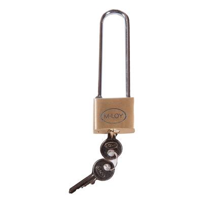 HANGSLOT MET EXTRA LANGE BEUGEL, VERSCHILLEND SLUITEND