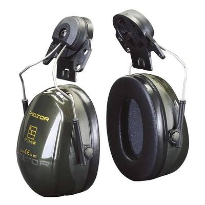 GEHOORBESCHERMER HELMBEVESTIGING, 3M PELTOR OPTIME II, H520P3E GROEN