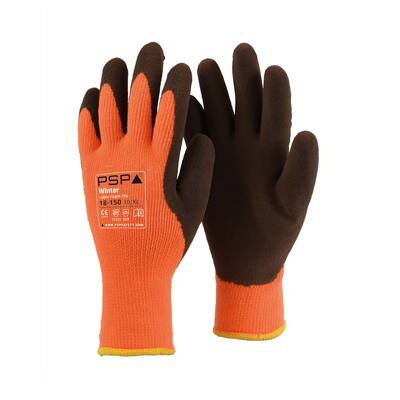 HANDSCHOEN PSP 18-150 WINTER LATEX FOAM PRO ORANJE