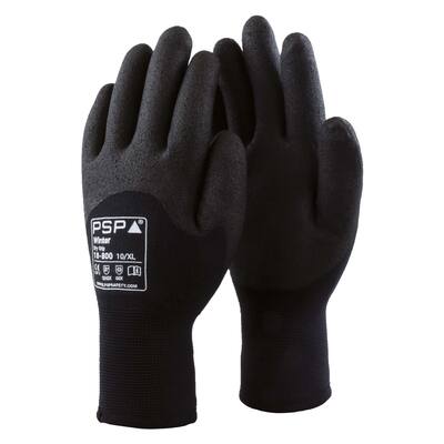 HANDSCHOEN PSP 18-800 WINTER DRY GRIP PRO ZWART
