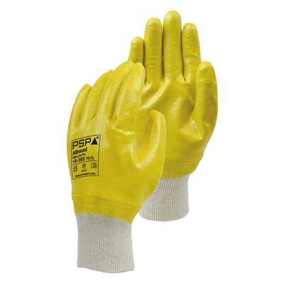 HANDSCHOEN PSP 10-202 ALLROUND NBR LITE YELLOW, KW/F