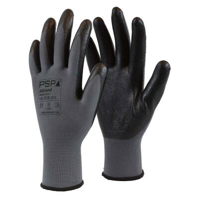 HANDSCHOEN PSP 10-510 ALLROUND NITRILE FOAM ZWART